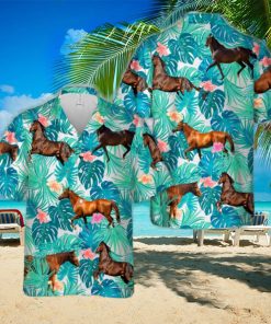 Thoroughbred Horse Hawaiian Shirt