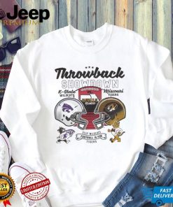 Throwback Showdown 2023 Missouri Tigers vs Kansas State Wildcats game day shirt