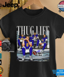 Thug Life Baltimore Ravens Players Parody shirt