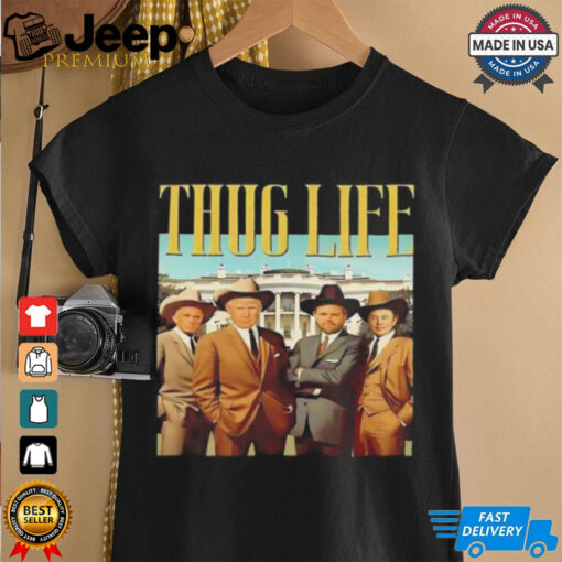 Thug Life Vance Kennedy Jr Trump Elon Musk cowboys shirt