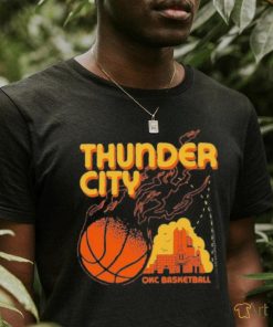 Thunder City OKC basketball shirt