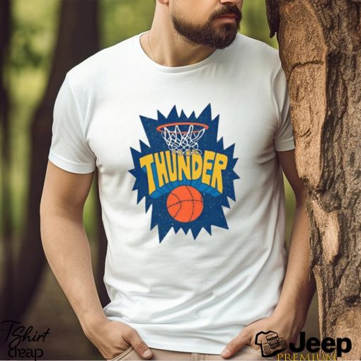 Thunder Swish basketball logo shirt