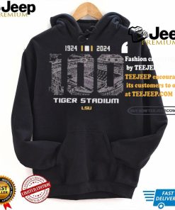 Tiger Stadium LSU 100 Year 1924 2024 Football T shirt