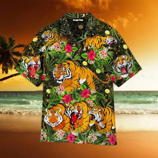 Tiger Tropical Aloha Hawaiian Shirts For Men For Women