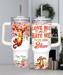 Tigger Customized 40 Oz Tumbler Hate Me I’m Still Gonna Shine