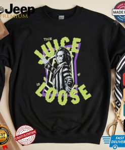 Tim Burton Daily Beetlejuice Beetlejuice The Juice Is Loose T shirt