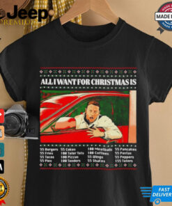Tim Robinson all I want for Christmas is 55 burgers cokes fries shirt