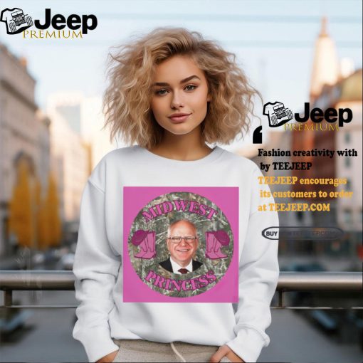 Tim Walz Photo midwest princess shirt