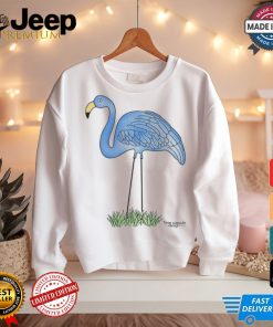 Time Capsule Design Blue Flamingo Shirt