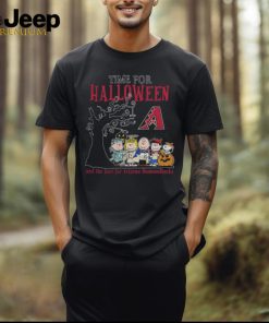 Time For Halloween And The Love For Arizona Diamondbacks Shirt Unisex Standard T Shirt