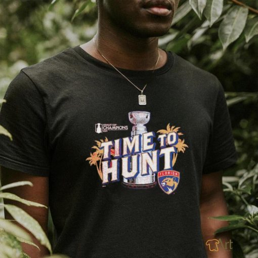 Time To Hunt Florida Panthers 2024 Stanley Cup Champions Local Shirt