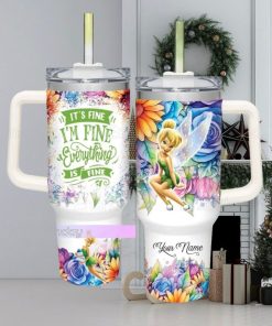 Tinker Bell Tumbler 40oz, Custom Tinker Bell Tumbler