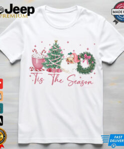 Tis The Season Comfort Colors Coquette Bow Christmas Retro Christmas Crewneck Girly Christmas Merry Christmas Shirt