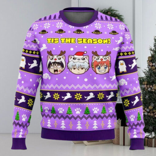 Tis The Season Gintama Ugly Christmas Sweater