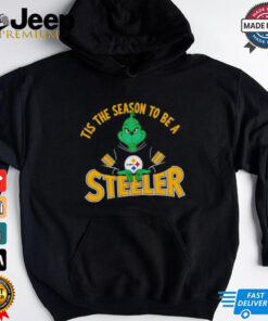 Tis the season to be a steeler football Christmas Grinch shirt