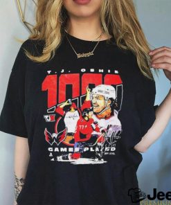 Tj Oshie 1000 Game Players Shirt