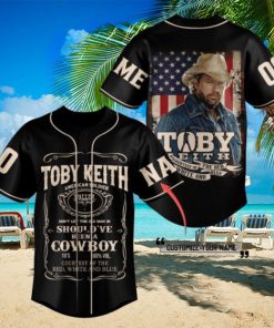 Toby Keith Custom Baseball Jersey