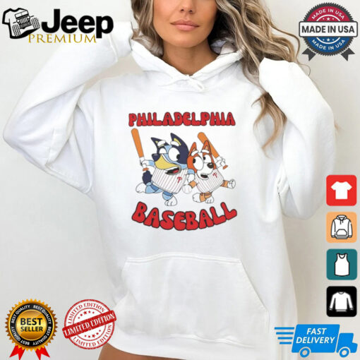 Toddler Bluey Philadelphia Phillies Baseball shirt