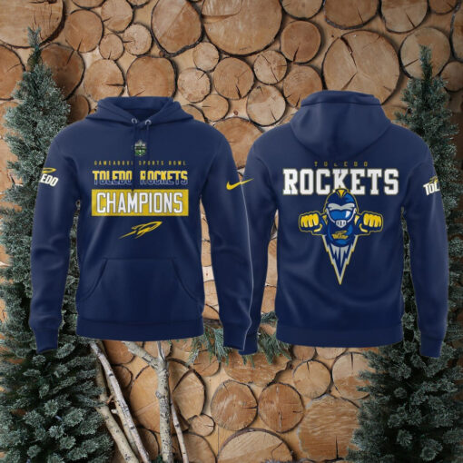 Toledo Rockets Football NCAA 2024 GameAbove Sport Bowl Champions For Fans Hoodie