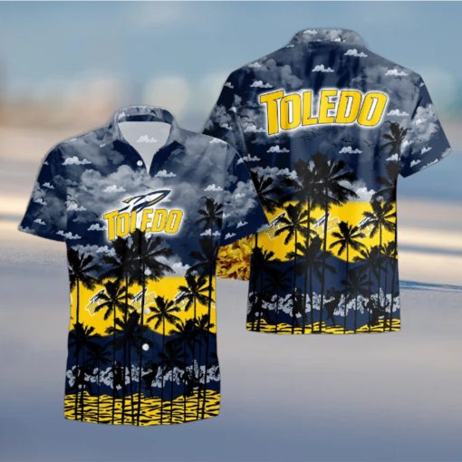 Toledo Rockets Palms Tree Hawaiian Shirt