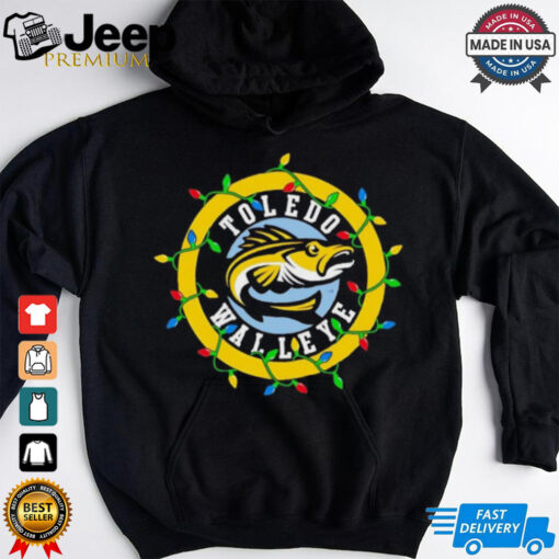 Toledo Walleye Christmas light shirt