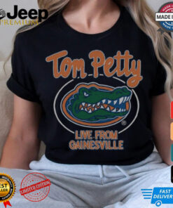 Tom Petty Florida Gators Original Retro Brand Label T Shirt