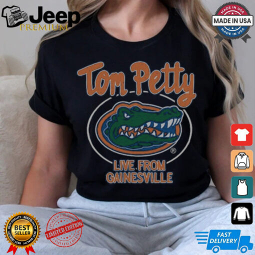 Tom Petty Florida Gators Original Retro Brand  Label T Shirt