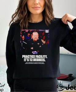 Tom Thibodeau Practice facility it’s 72 degrees poster shirt