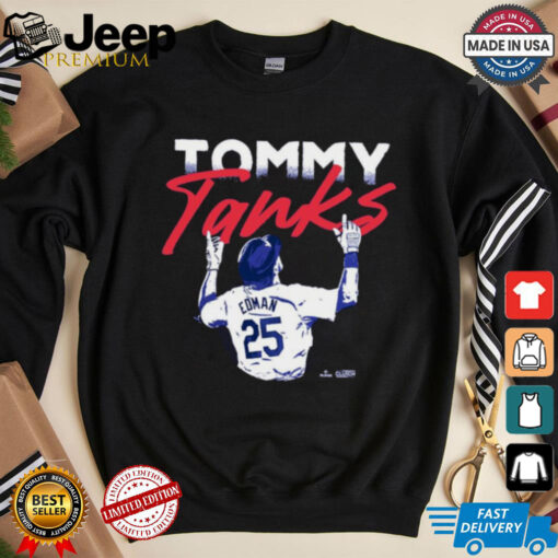 Tommy Tanks Edman Los Angeles Dodgers MLB t shirt