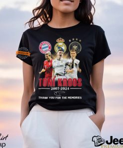 Toni Kroos 2007 2024 Thank You For The Memories T Shirt