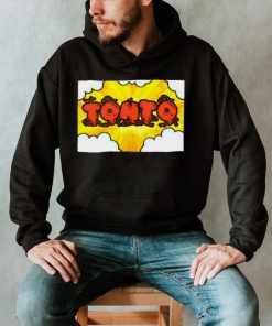 Tonto professional wrestler cloud logo shirt