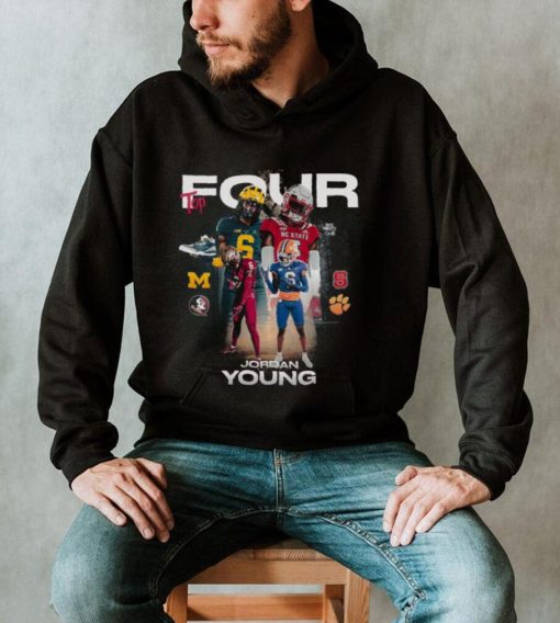 Top Four Jordan Young Hayes Fawcett3 shirt