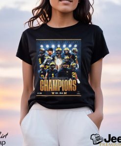 Top Michigan wins the national championship their first title since 1997 shirt