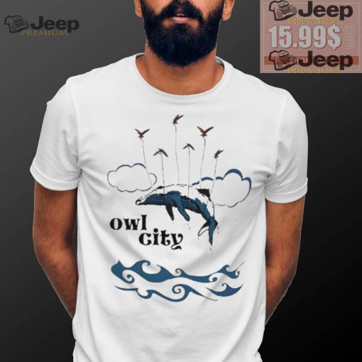 Top Owl City Flying Whale Shirt