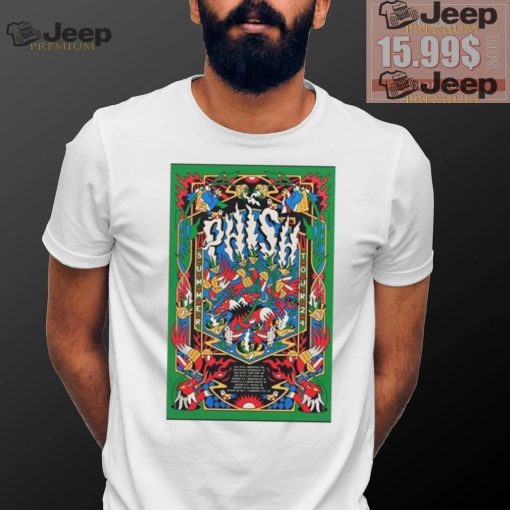 Top Poster phish summer tour 2024 shirt