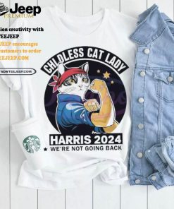 Top Retro Childless Cat Lady Harris 2024 Kamala Harris shirt