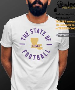 Top The state of football lsu 024 shirt