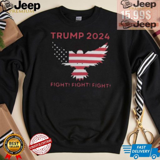 Top Trump 2024 Fight Eagle USA Flag Classic T Shirt