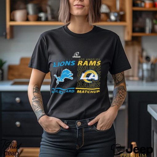 Top detroit Lions vs Los Angeles Rams 2023 NFL Wild Card Matchup shirt