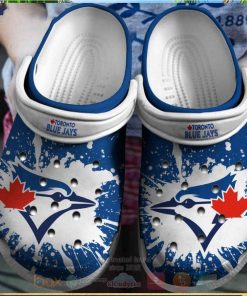 Toronto Blue Jays Blue White Mlb Crocs Clog Shoes