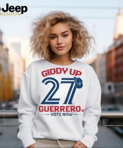 Toronto Blue Jays Giddy Up 27 Guerrero Shirt