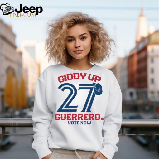 Toronto Blue Jays Giddy Up 27 Guerrero Shirt