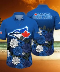 Toronto Blue Jays MLB Flower Hawaii Shirt And Tshirt For Fans