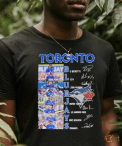 Toronto Blue Jays Team Players 2024 Signatures Shirt