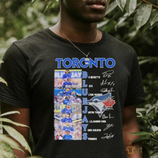 Toronto Blue Jays Team Players 2024 Signatures Shirt