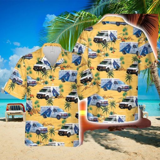 Toronto Paramedic Service Button Down Hawaiian Shirt Trend Summer