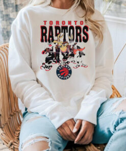 Toronto Raptors Looney Tunes characters NBA basketball shirt