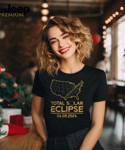 Total Solar Eclipse Map 04.08.24 Totality Shirt