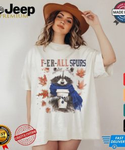 Tottenham Hotspur Raccoon Fan F er all Gunners In Fall Season T shirt