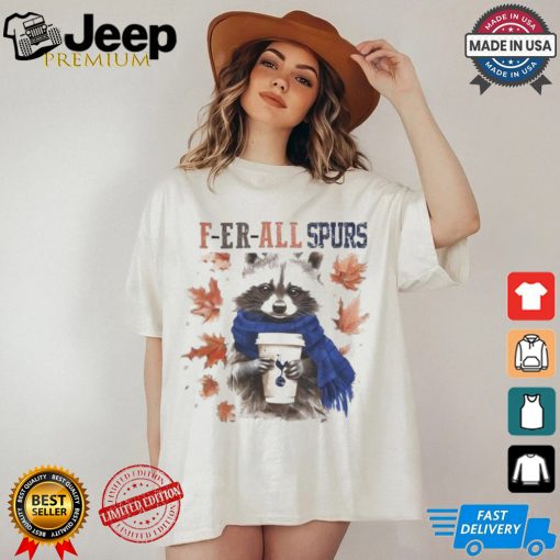 Tottenham Hotspur Raccoon Fan F er all Gunners In Fall Season T shirt